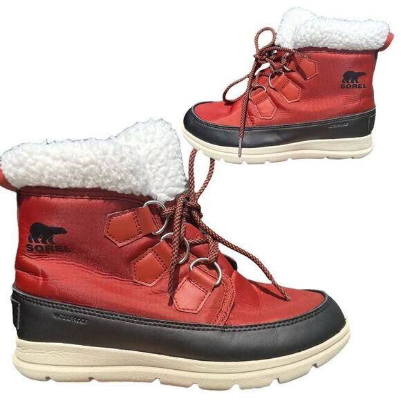 SOREL Women’s Explorer Carnival Insulated Waterproof Boot Size 7 NL3040 - Picture 1 of 9